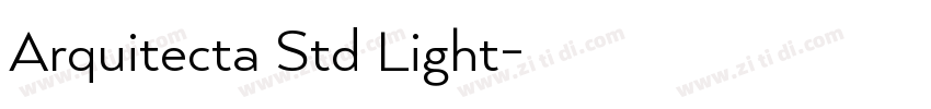 Arquitecta Std Light字体转换